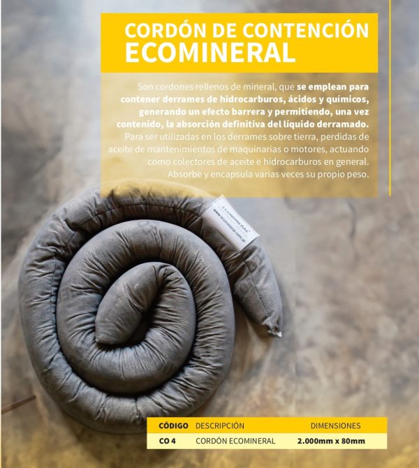 Cordón de Contención Ecomineral - Imagen 2